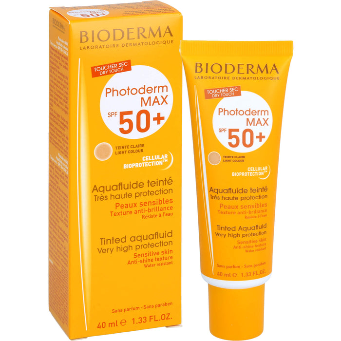 BIODERMA Photoderm MAX SPF 50+ Aquafluid getönt hell, 40 ml Solution