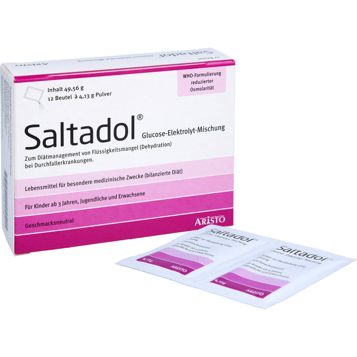 Saltadol Glucose-Elektrolyt-Mischung Pulver, 12 St. Beutel