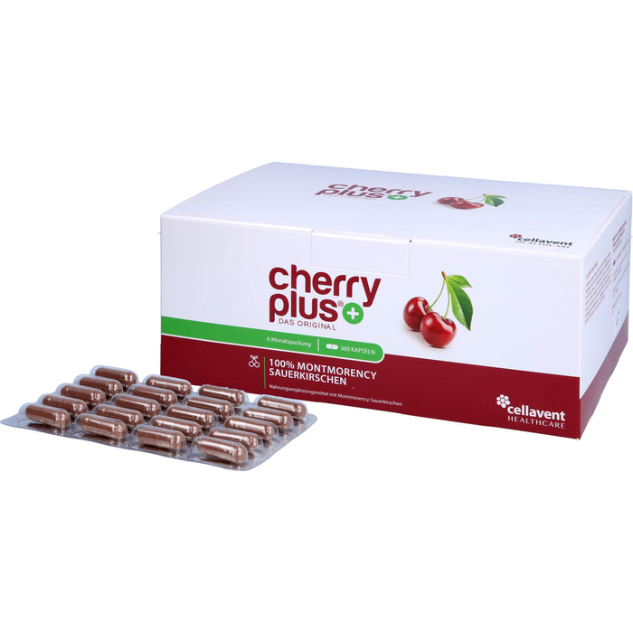 cherry plus 100 % Montmorency Sauerkirschen Kapseln, 360 pcs. Capsules