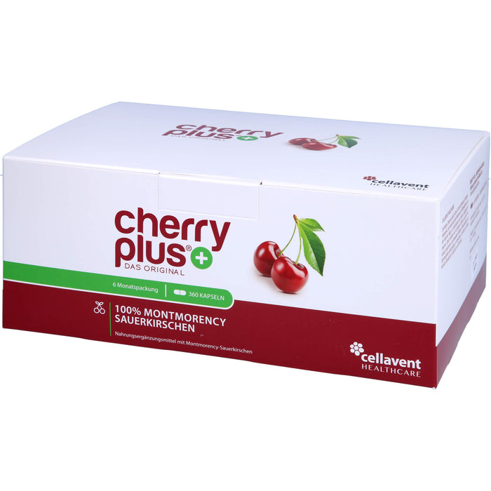 cherry plus 100 % Montmorency Sauerkirschen Kapseln, 360 pcs. Capsules