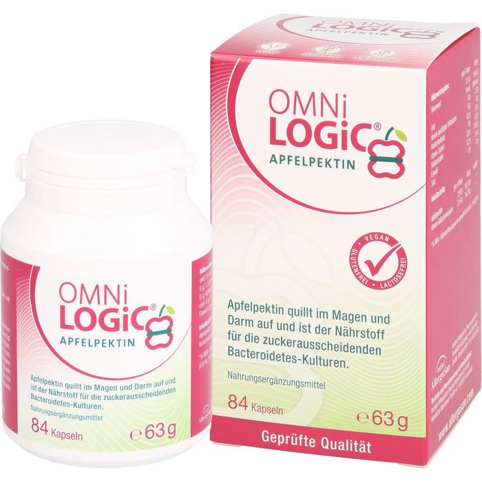 OMNi-LOGiC Apfelpektin Kapseln, 84 pc Capsules