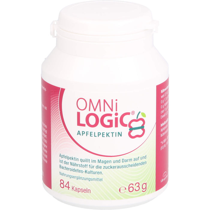 OMNi-LOGiC Apfelpektin Kapseln, 84 pcs. Capsules