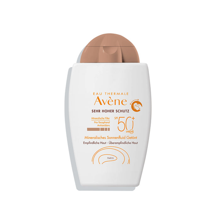 Avène mineralisches Sonnenfluid getönt SPF 50+, 40 ml Lösung