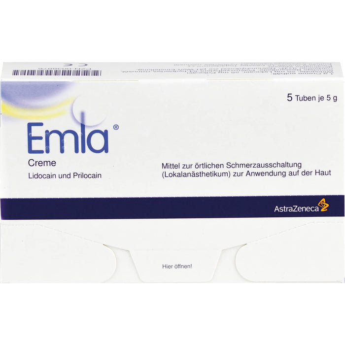 Emla Creme + Pflaster Reimport EMRAmed, 25 g Creme