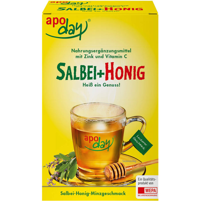 apoday Salbei + Honig Portionsbeutel, 10 pcs. Sachets