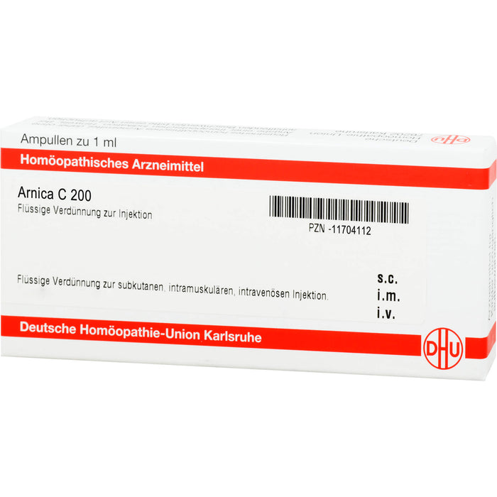 DHU Arnica C200 Ampullen, 8 St. Ampullen