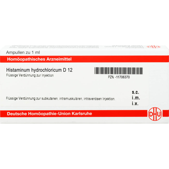 Histaminum hydrochloricum D12 DHU Ampullen, 8 St. Ampullen