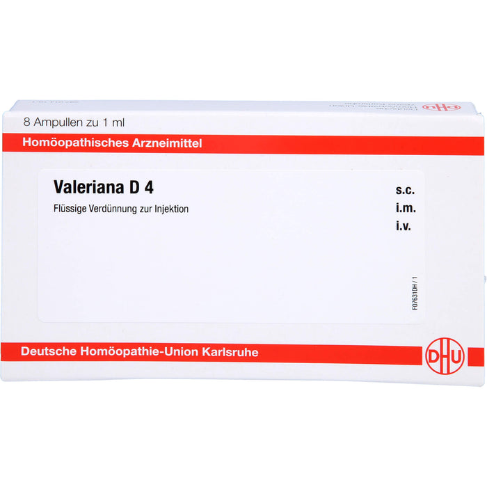 Valeriana D4 DHU Ampullen, 8X1 ml AMP