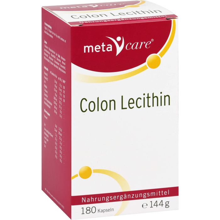 metacare Colon Lecithin Kapseln, 180 pc Capsules