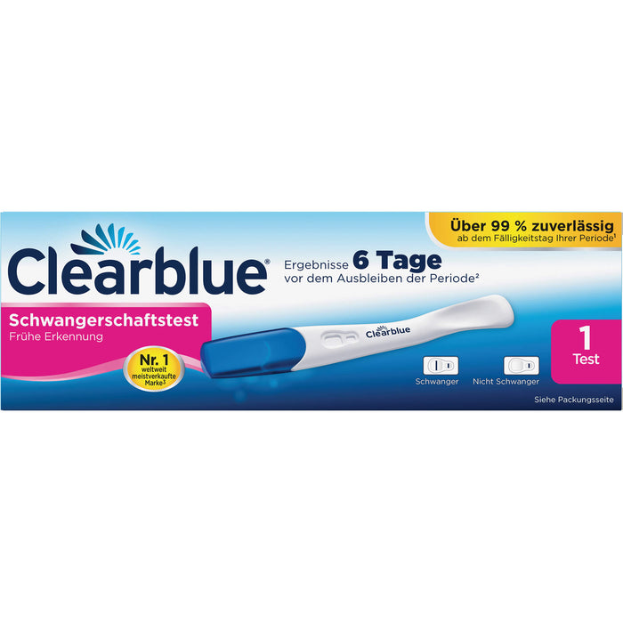 Clearblue Schwangerschaftstest zur frühen Erkennung, 1 pc Test