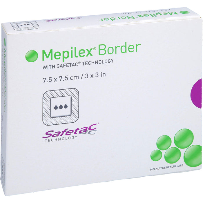 Mepilex Border Schaumverband 7,5x7,5 cm, 5 St VER