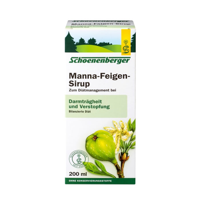 Schoenenberger Manna-Feigen-Sirup, 200 ml Solution