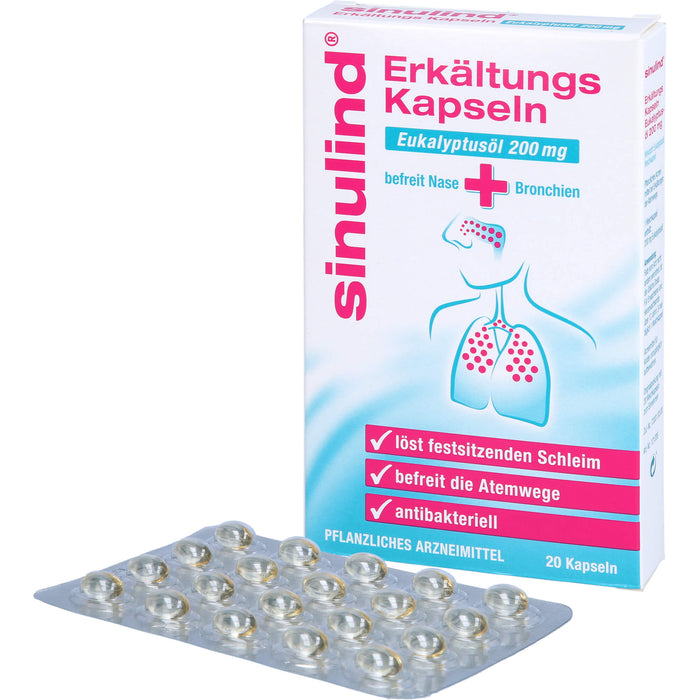 sinulind Erkältungs Kapseln, 20 St. Kapseln