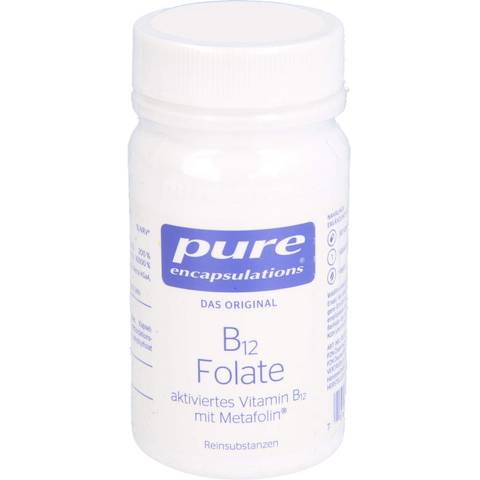 pure encapsulations B12 Folate Kapseln, 90 St. Kapseln