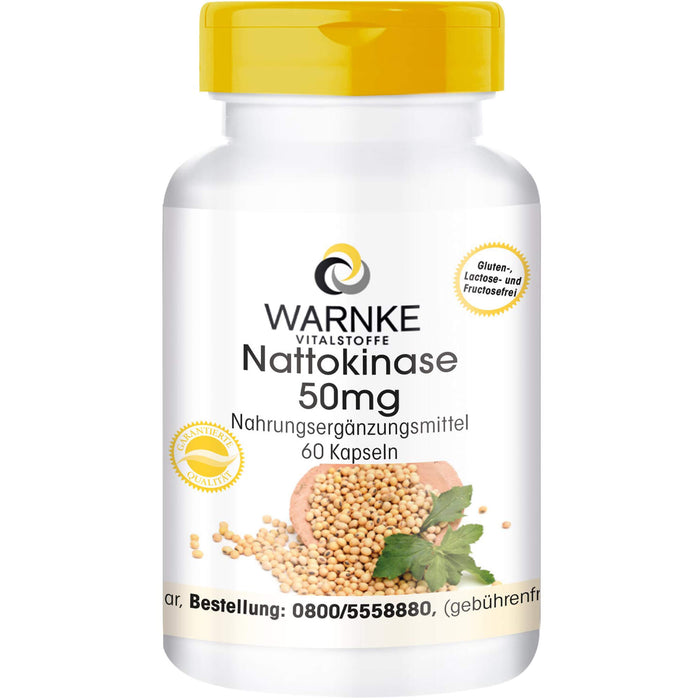 WARNKE Nattokinase 50 mg Kapseln, 60 pc Capsules