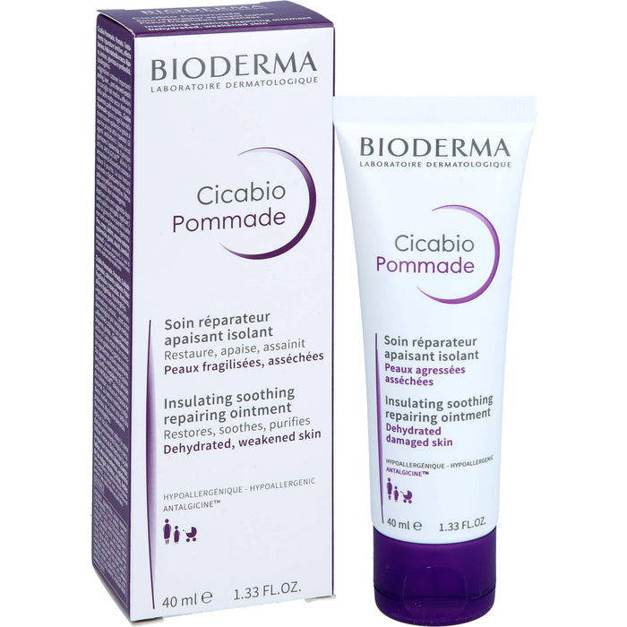 BIODERMA Cicabio Pommade Wundpflege Salbe, 40 ml Ointment