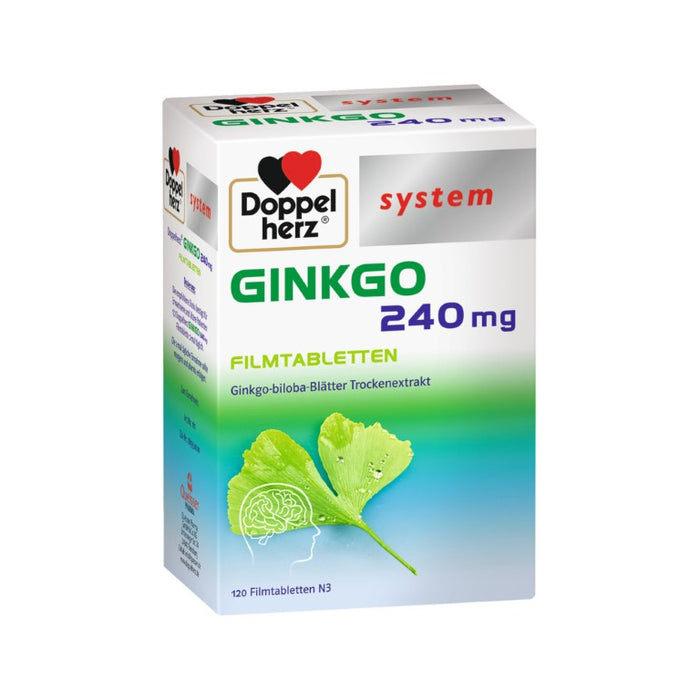 Doppelherz system Ginkgo 240 mg Tabletten, 120 pc Tablettes