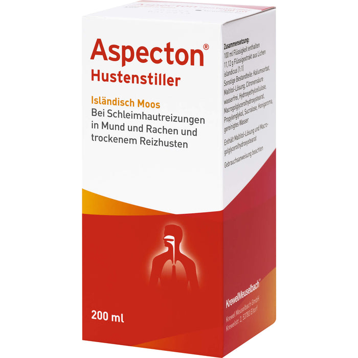 Aspecton Hustenstiller Lösung, 200 ml Lösung