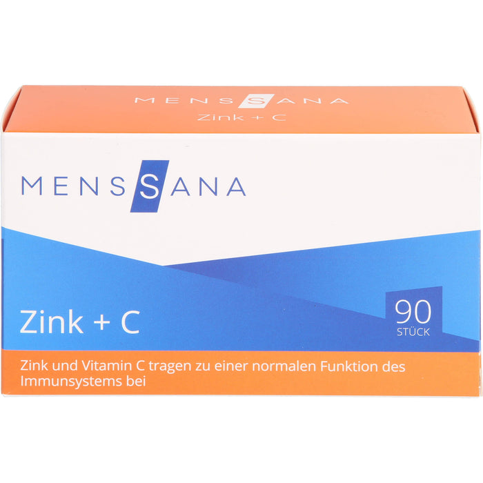 MensSana Zink + C Lutschtabletten, 90 St. Tabletten