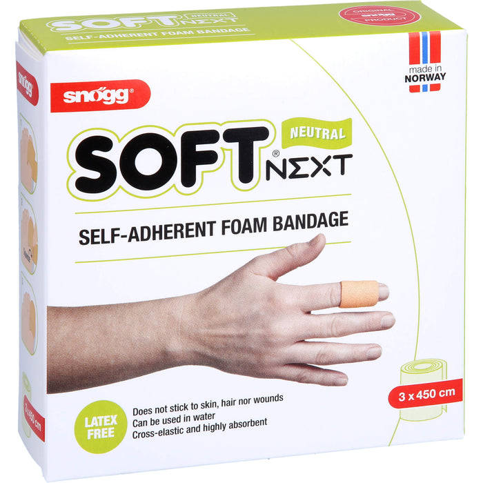 SOFT NEXT selbsthaftender Verband 3cmx4,5m, 1 pc Bandage