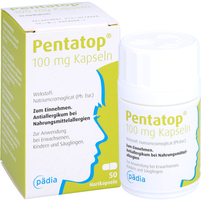 Pentatop 100 mg Kapseln bei Nahrungsmittelallergien, 50 St. Kapseln