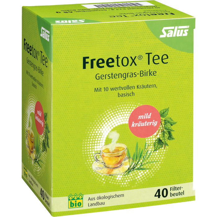 Salus Freetox Tee Gerstengras-Birke, 40 St. Filterbeutel