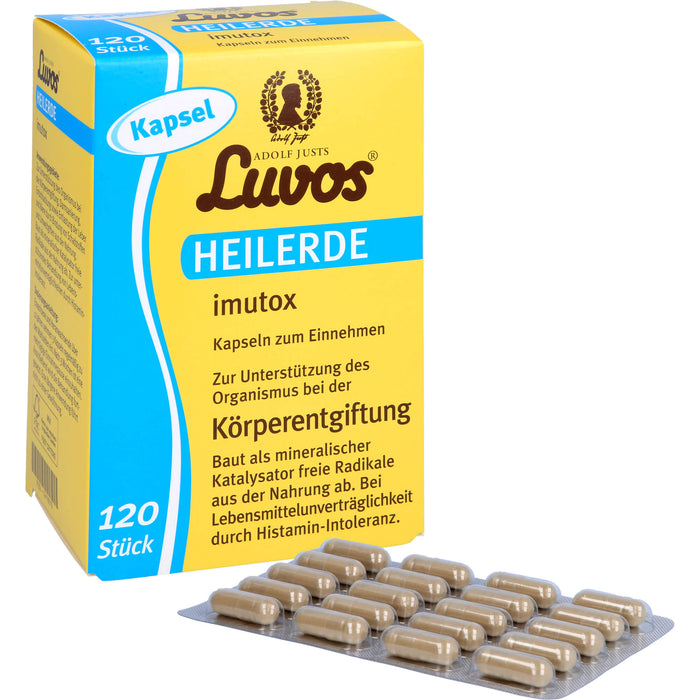 Luvos Heilerde imutox Kapseln Körperentgiftung, 120 pcs. Capsules