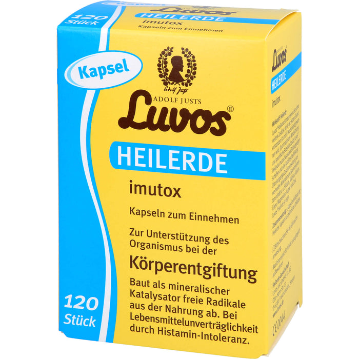 Luvos Heilerde imutox Kapseln Körperentgiftung, 120 pc Capsules