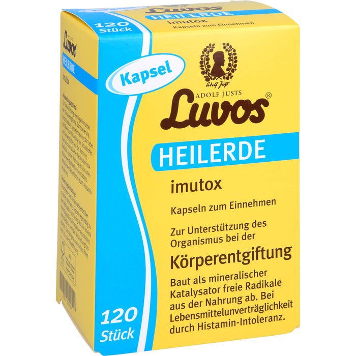 Luvos Heilerde imutox Kapseln Körperentgiftung, 120 St. Kapseln