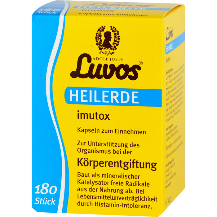 Luvos Heilerde imutox Kapseln Körperentgiftung, 180 pcs. Capsules