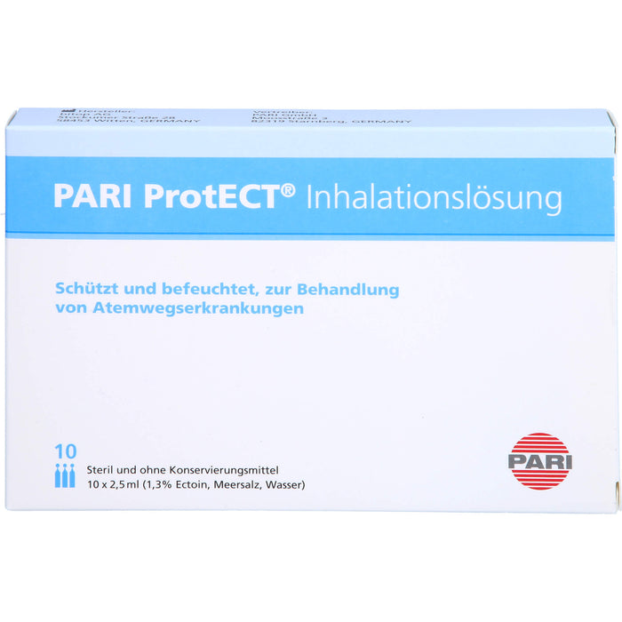 PARI ProtECT Inhalationslösung mit Ectoin bei Atemwegserkrankungen, 25 ml Solution