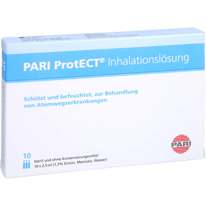 PARI ProtECT Inhalationslösung mit Ectoin bei Atemwegserkrankungen, 25 ml Solution