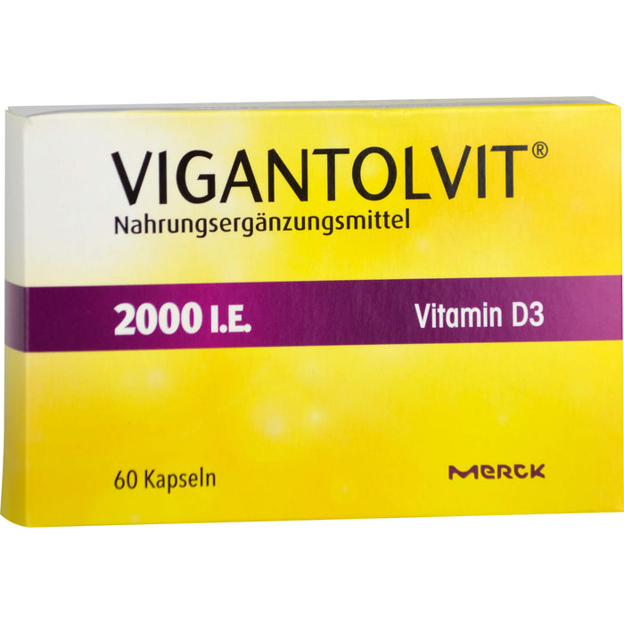 VIGANTOLVIT Vitamin D3 2000 I.E. Kapseln, 60 St. Kapseln