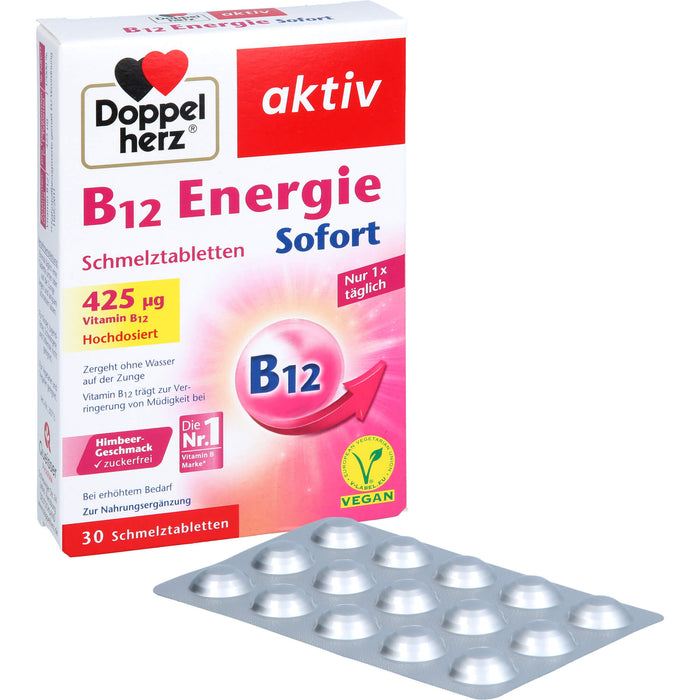 Doppelherz B12 Energie Sofort, 30 St SMT