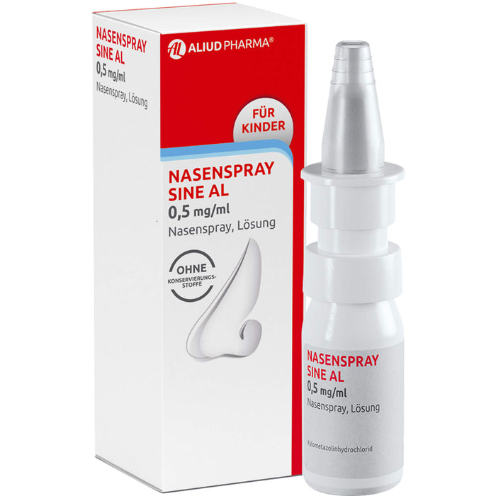 Nasenspray Sine AL 0,5 mg/ml für Kinder, 10 ml Solution