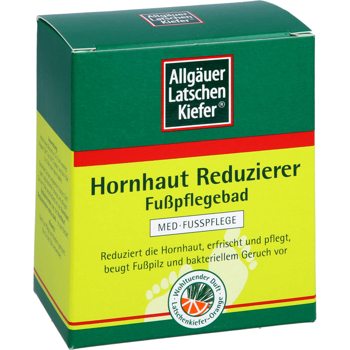 Allgäuer Latschen Kiefer Hornhaut Reduzierer Fußpflegebad, 10 pc Sachets