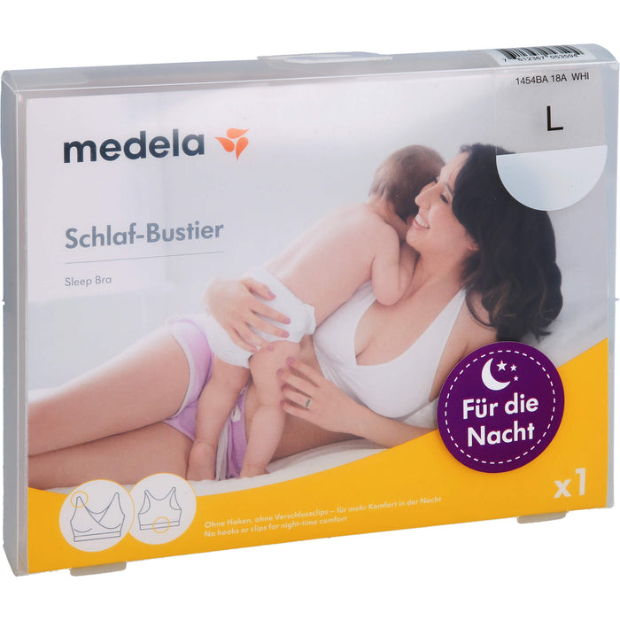 Medela Schlaf Bustier L weiß, 1 St