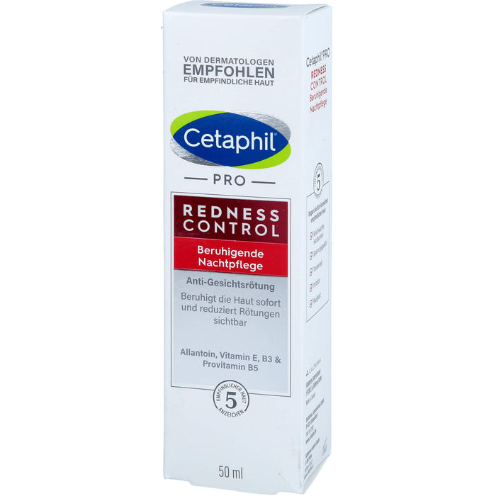 Cetaphil Pro RednessControl beruhigende Nachtpflege, 50 ml Crème