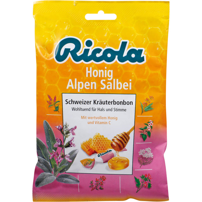 Ricola Honig Alpen Salbei Schweizer Kräuterbonbon, 75 g Candies