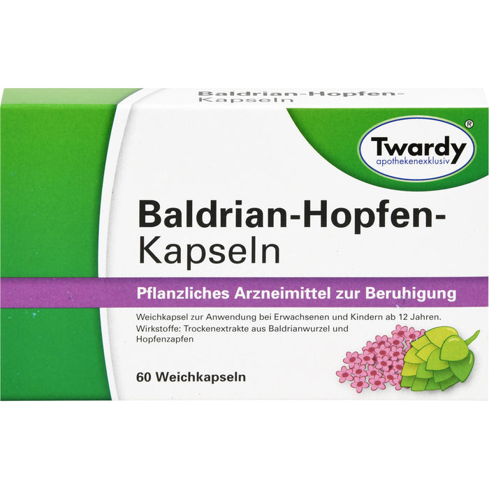 Baldrian-Hopfen-Kapseln Twardy, 60 St WKA