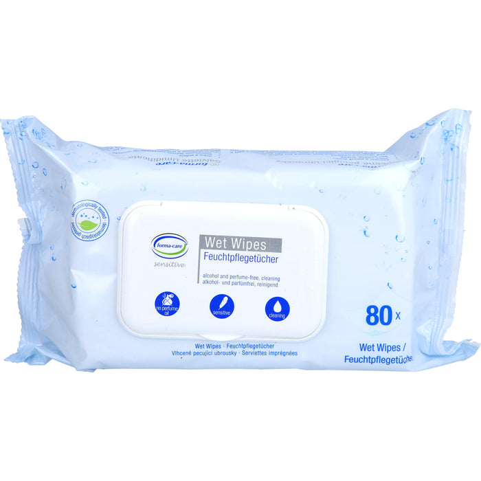 Feuchtpflegetücher forma-care wet-wipes, 80 St. Tücher