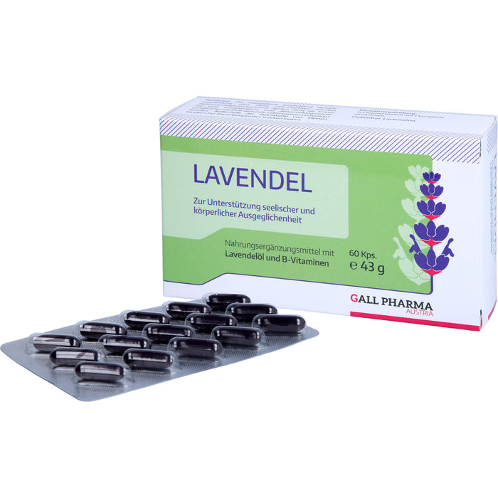 GALL PHARMA Lavendel GPH Kapseln, 60 pcs. Capsules