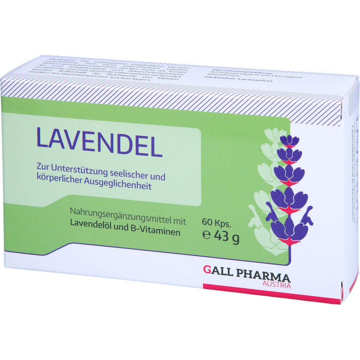 GALL PHARMA Lavendel GPH Kapseln, 60 pc Capsules