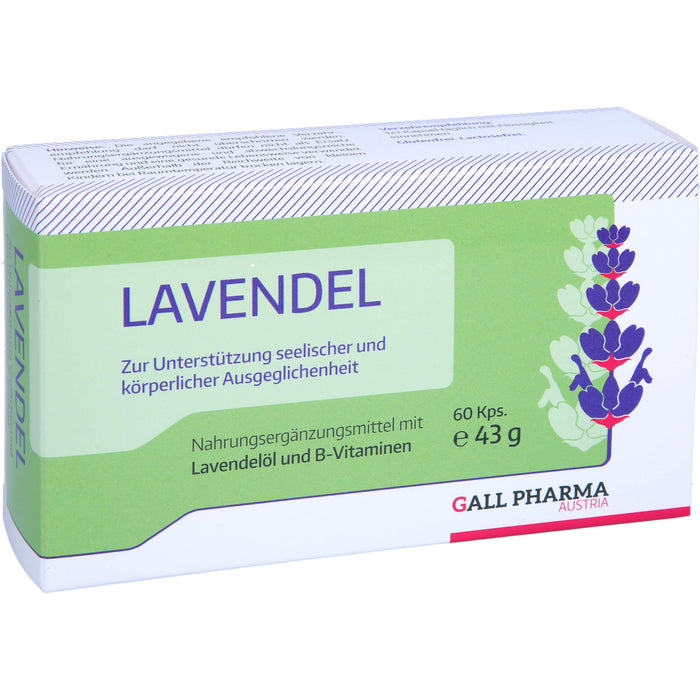 GALL PHARMA Lavendel GPH Kapseln, 60 pcs. Capsules