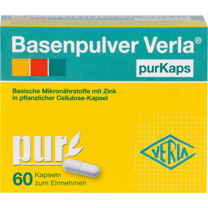 Basenpulver Verla purKaps , 60 St. Kapseln