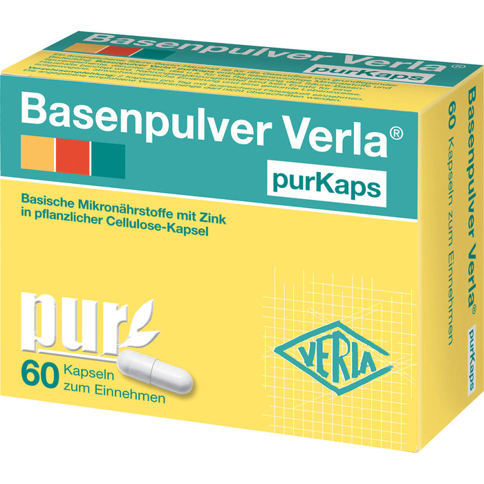 Basenpulver Verla purKaps , 60 pc Capsules