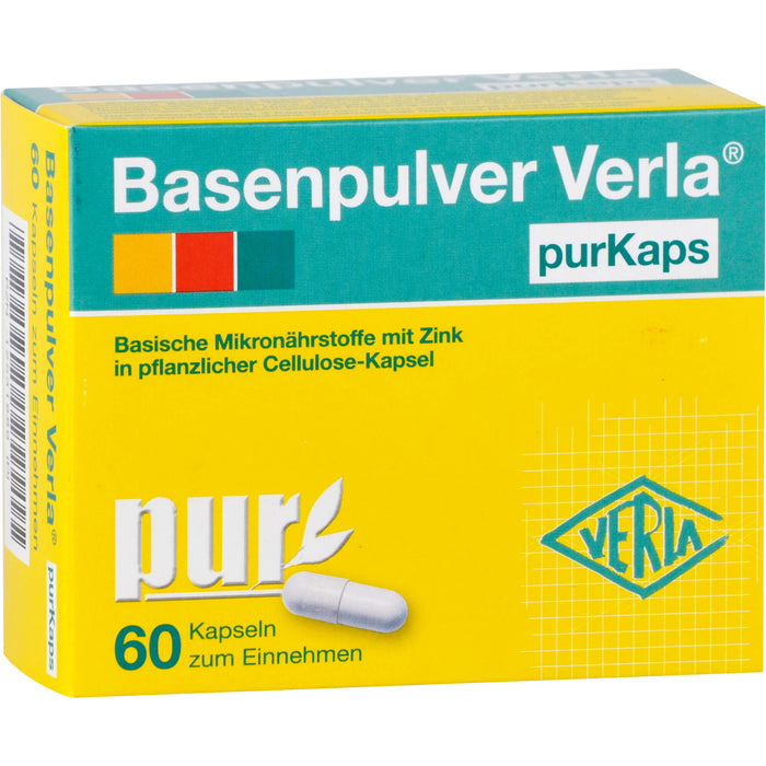 Basenpulver Verla purKaps , 60 pc Capsules