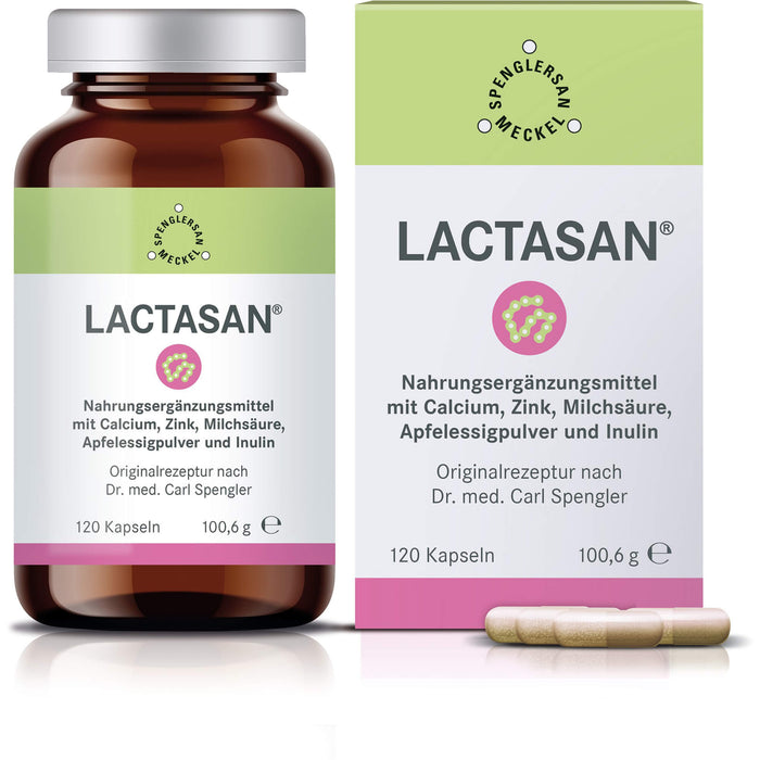 LACTASAN Kapseln zur Unterstützung der Darmflora, 120 pcs. Capsules