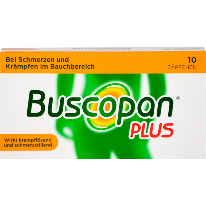 Buscopan plus 10 mg/800 mg, Emra Zäpfchen, 10 St. Zäpfchen