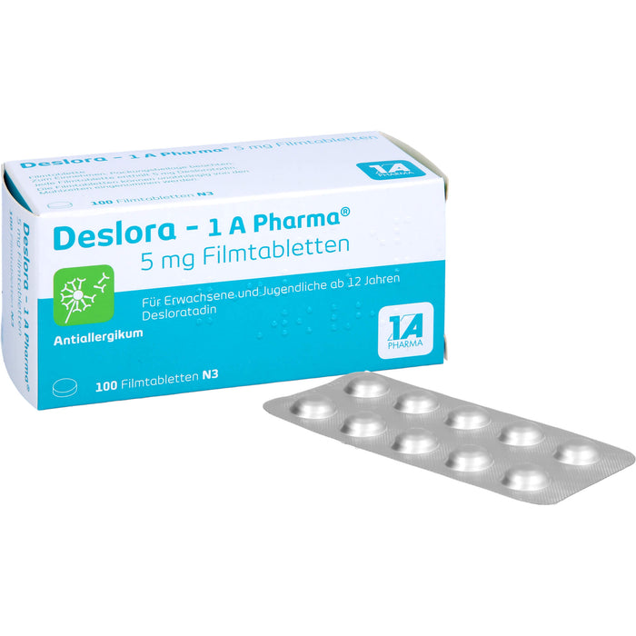 Deslora - 1 A Pharma 5 mg Filmtabletten, 100 pc Tablettes